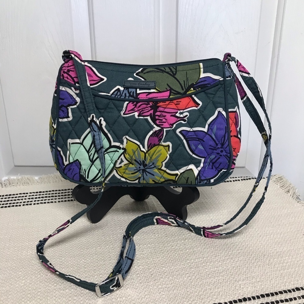 VERA BRADLEY / Little Crossbody in Falling Flowers
